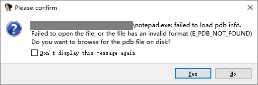 IDA Pro 无法下载 Notepad 的调试符号