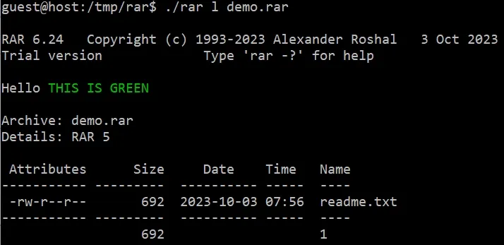 CVE-2024-33899 WinRAR RAR/UnRAR Escape Sequence 注入漏洞